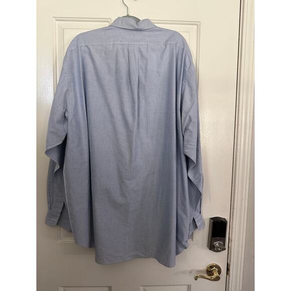 Ralph Lauren Men's Blue 100% Cotton Long Sleeves Button Down Shirt Size XXL - Picture 5 of 5